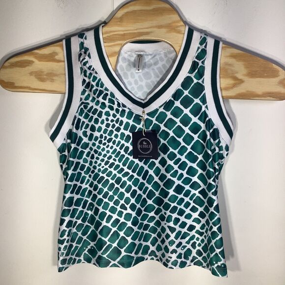 The Bubble Womens Claire Tank Top Green Size Medium NWT‎ - Picture 2 of 10
